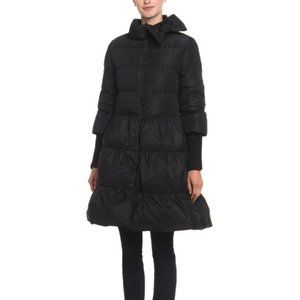 Red Valentino black A-Line down coat